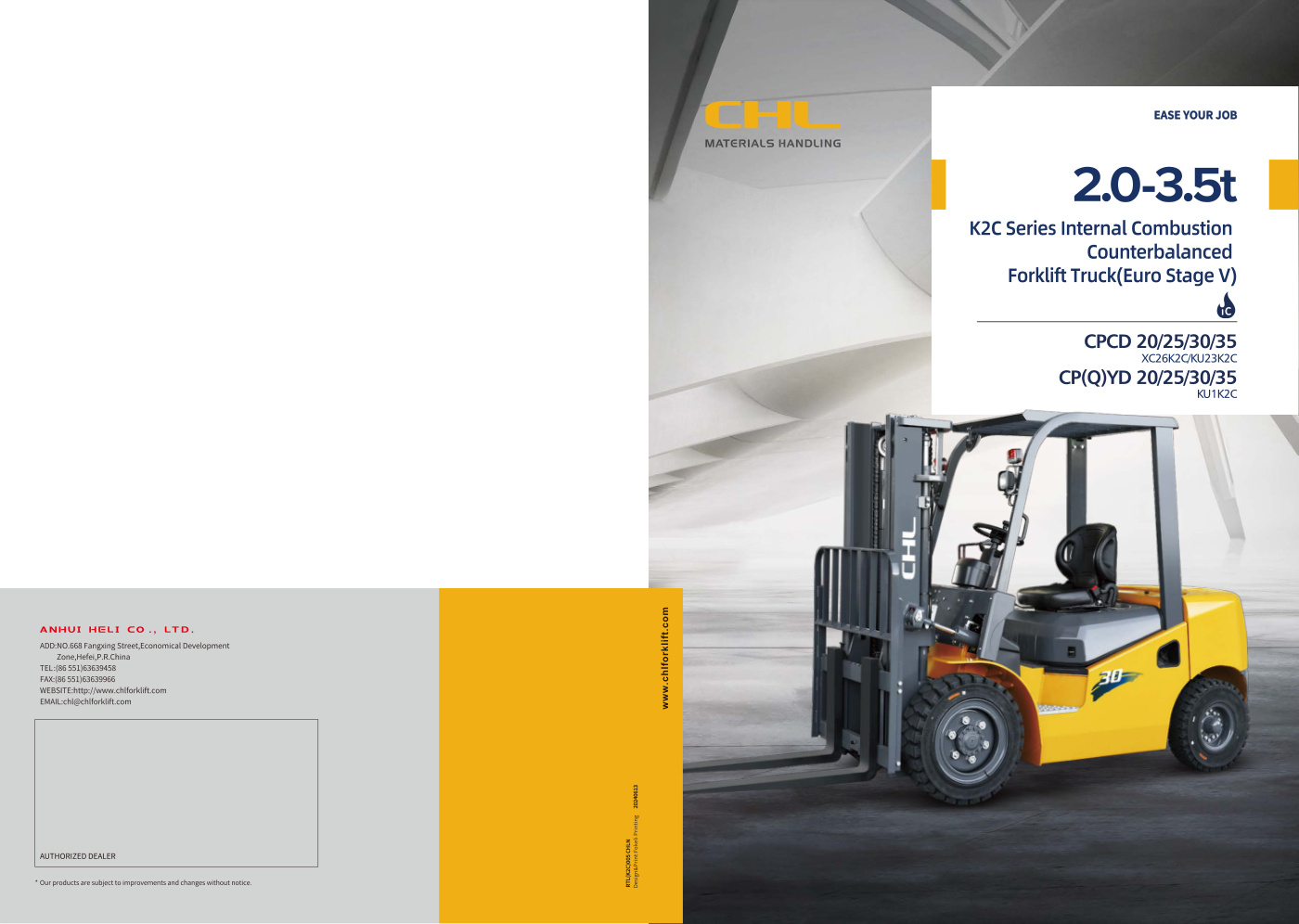 K2C 2-3.5t Dizel Forklift
