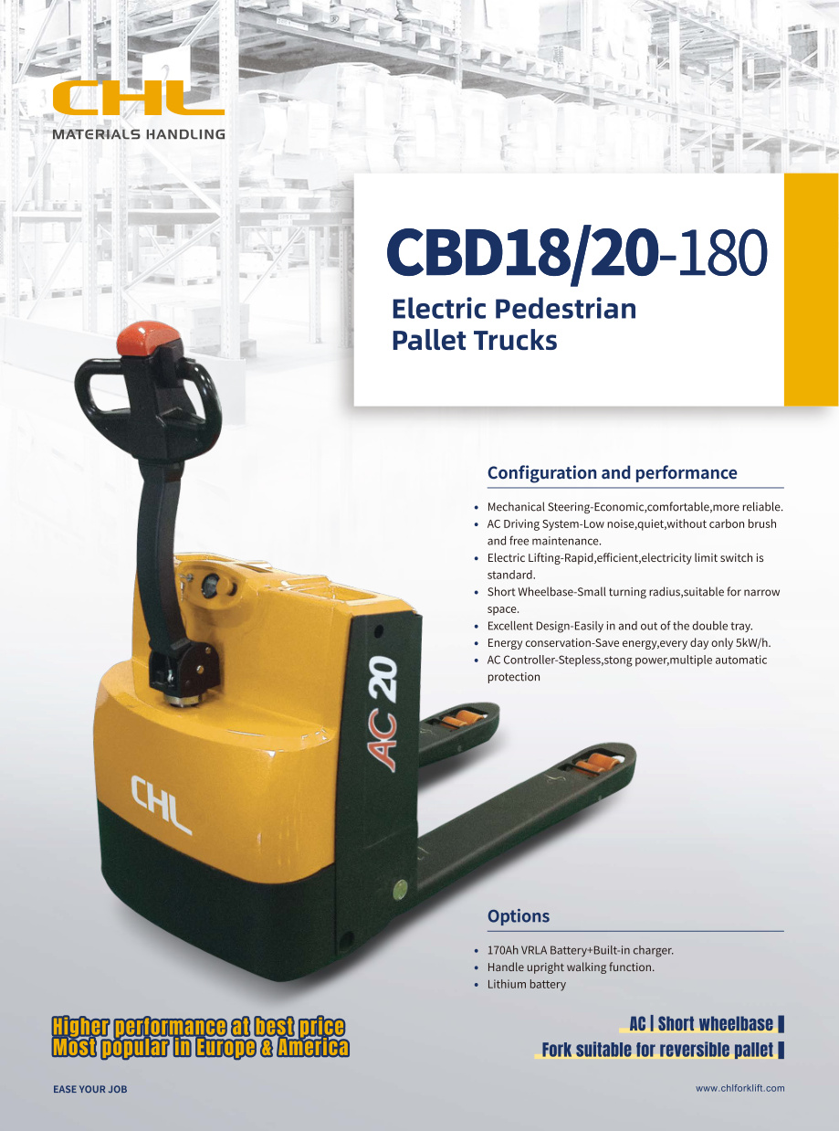CBD18/20-180 Akülü Transpalet